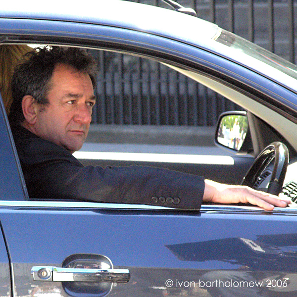 Ken Stott filming Rebus